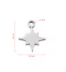 Stainless Steel Charm 13mm - 1Pc