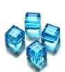 Cube crystal beads 4mm +- 100Pcs