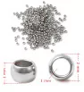 Stainless Steel Crimp beads 1,5-2mm - P+