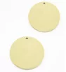 Stainless Steel Polished Pendants Round -1Pc