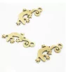 Stainless Steel Charm Gecko 18mm - 1Pc