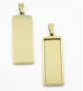 Stainless Steel 304 pendant 30x10mm - 1Pc
