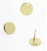 Stainless Steel Earring round 8mm - 1Pcs