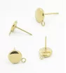 Stainless Steel Round Ear Studs 8,5mm 1PC