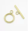 Stainless Steel Toggle Clasp 15mm - 1set