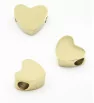 Stainless Steel Heart Bead 8-10x3mm