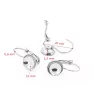 Stainless Steel Earrings setting 8-10mm