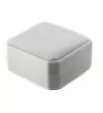 Velvet box grey 90x90x40mm