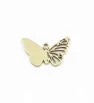 Stainless Steel Charm butterfly 12x18,5mm - 1Pc