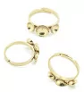 Stainless steel Finger Ring Setting 6mm - 1Pc