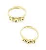 Stainless steel Finger Ring Setting 6mm - 1Pc