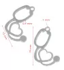 Stainless Steel Stethoscope charm 19mm