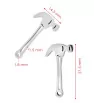 Stainless Steel hammer pendant 28mm - 1Pc