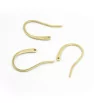 Wrought steel earring hooks - 1Pc+P