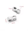 Stainless Steel charm 8mm - 1Pcs