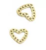 Stainless Steel Chain Connector heart 22mm