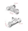 Stainless Steel Pendants Motorcycle 10x18mm - 1Pc