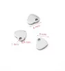 Stainless Steel Heart Charm 5x6mm - 1Pc+P