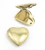 Stainless Steel Locket Pendant Heart 29mm - 1Pc