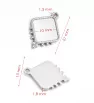 Stainless steel pendant 23mm - 10mm - 1Pcs