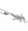 Stainless Steel Crocodile pendant with chain