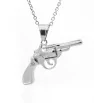 Stainless Steel Revolver pendant with chain