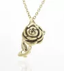 Stainless Steel Rose pendant with chain