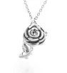 Stainless Steel Rose pendant with chain