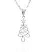 Stainless Steel Christmas tree pendant with chain