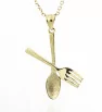 Stainless Steel cutlery pendant with chain