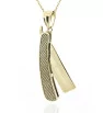 Stainless Steel Straight razor pendant with chain