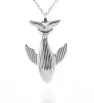 Stainless Steel Whale pendant with chain