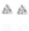 Stainless Steel 28mm earrings Woven Embrace