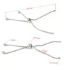 Stainless steel chain bracelet components Box - 1Pc