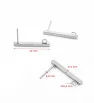 Stainless Steel 304 Earring 10-20mm - 1Pc