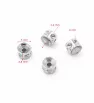 Stainless Steel spacer beads 5x3,5mm - 1Pc