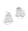 Stainless Steel Ghost pendant 17mm - 1Pc