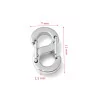 Stainless Steel Key Clasp 12-23mm - 1Pc