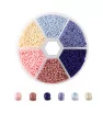 Glass Seed Beads mix 2mm 4800Pcs