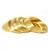 Gold Stainless steel memory wire - 20 loops