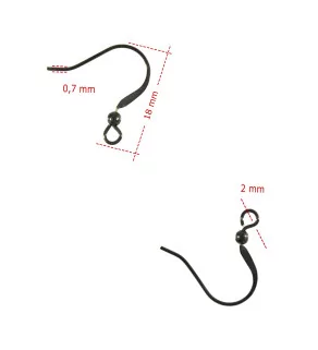 100pcs 304 Stainless Steel Earring Hooks Golden Fish Hooks Earwire