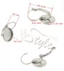 Stainless Steel 316 Earwires round 10-12mm - 1Pc