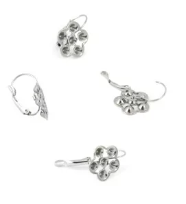 Stainless Steel Earrings Flower 16mm