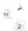 Stainless steel Ear Nut with plastic 11x6x3mm - 1PC+P