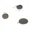 Stainless steel pendants 18-12mm - 1Pc+P