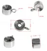 Stainless Steel rondells 6x4mm - 1Pc+P
