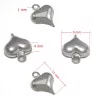 Stainless Steel Love charm 9x4mm - 1Pc+P