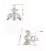 Stainless Steel Charm Fly 13mm - 1Pc+P