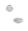 Stainless Steel Charm lock 13x10mm - 1Pc