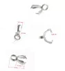 Stainless Steel Pinch Bail 5x2x0,7mm - 1PC+P